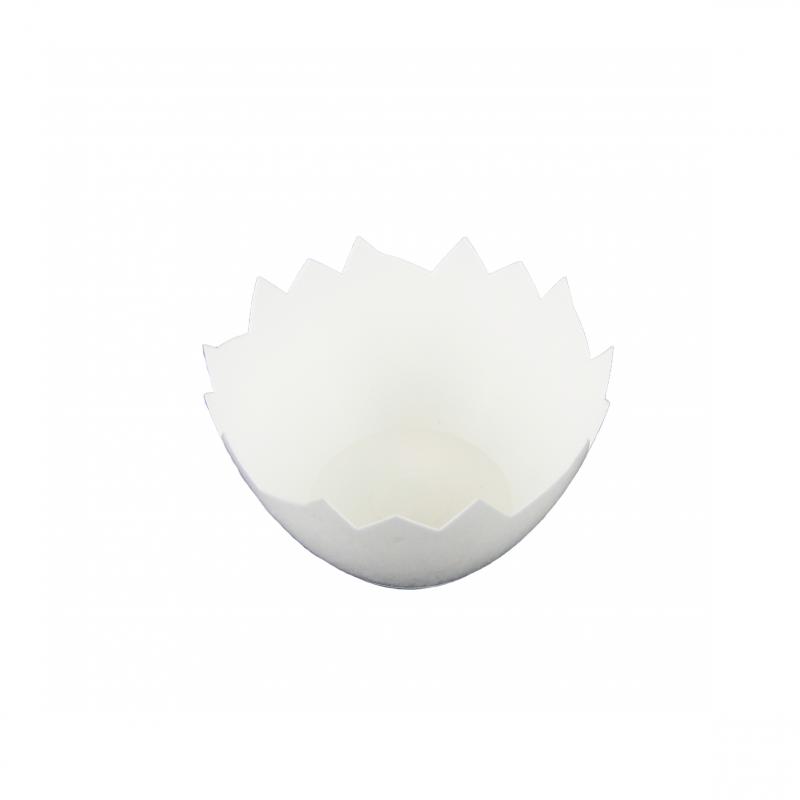 Osłonka plastikowa skorupka 12cm biała